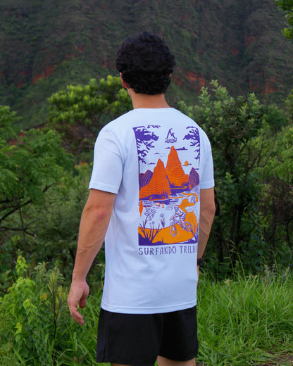 Camiseta Nuflow x Season - Surfando Trilhas