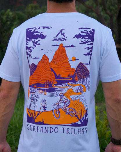Camiseta Nuflow x Season - Surfando Trilhas