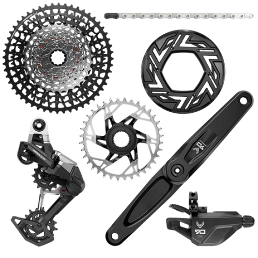 Grupo SRAM 90 T-Type Eagle A1 p/ SRAM/Brose 36T 165mm