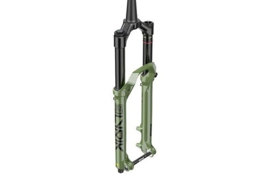 Suspensão RockShox Lyrik Ultimate D1 Charger 3 RC2 29 Boost 15x110 Ajuste na Coroa Curso 140mm Espiga Alumínio Cônica 44offset DebonAir+ Verde