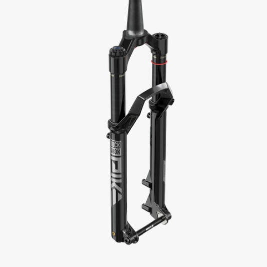 Suspensão RockShox Pike Ultimate Charger 3.1 RC2 C2 29 Boost 15x110 Ajuste na Coroa Curso 130mm Espiga Alumínio Cônica 44offset DebonAir+ Preto