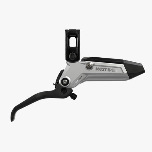Freio a Disco Hidráulico MTB SRAM Motive Ultimate A1 4 pistões 2000mm Diant/Tras. Prata escovado (Ambidestro)