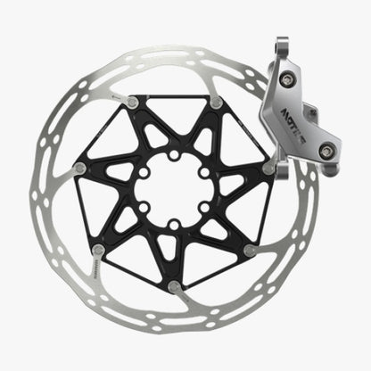 Freio a Disco Hidráulico MTB SRAM Motive Ultimate A1 4 pistões 2000mm Diant/Tras. Prata escovado (Ambidestro)